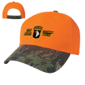 Camo Top Orange Bill 2 Tone Cap